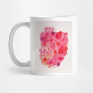 Abstract pink garden Mug